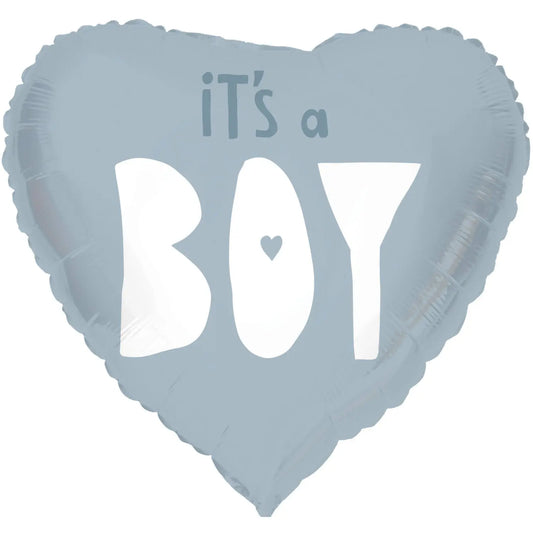 Heart-shaped It's a Boy Blue - 45 cm Folat