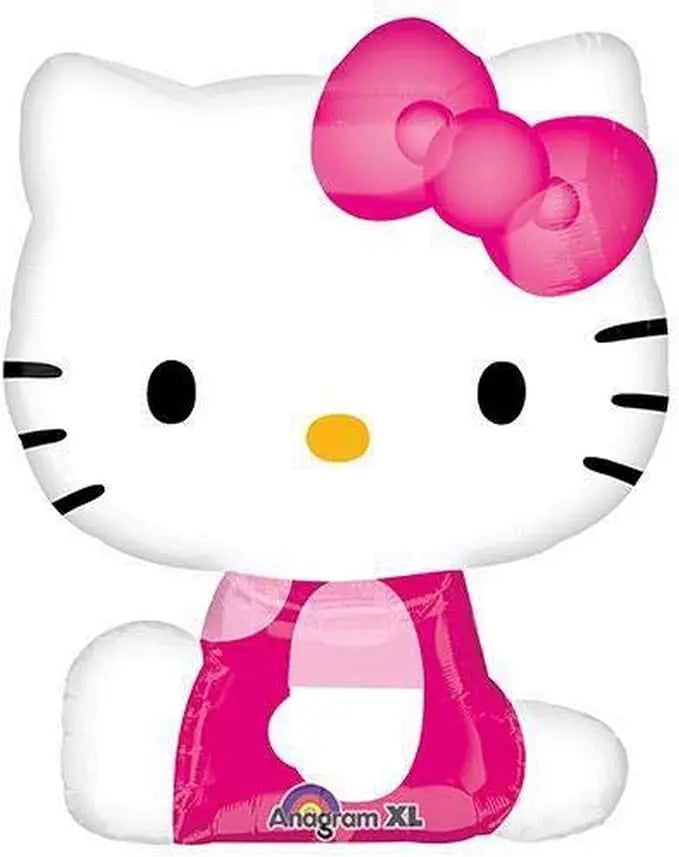 Hello Kitty Shape (Side Pose) Supershape Foil Balloon, 27", Anagram