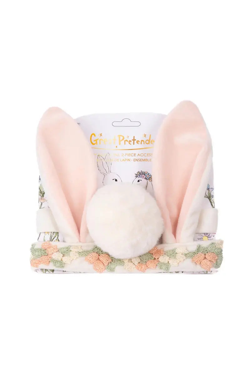 Hippity Hop Bunny Ears & Tail Accessory Set Great Pretenders