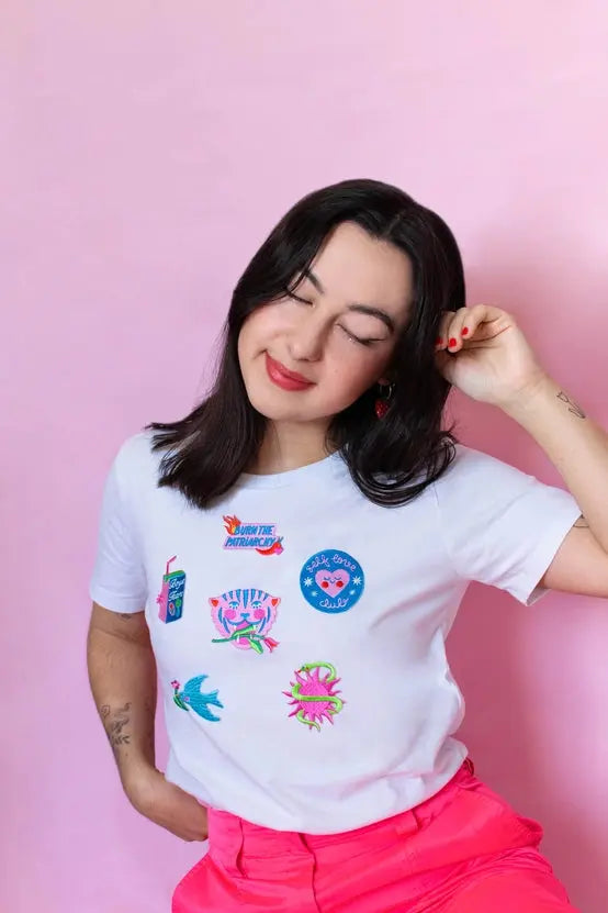 Hirondelle Limistic Iron-On Patch MALICIEUSE