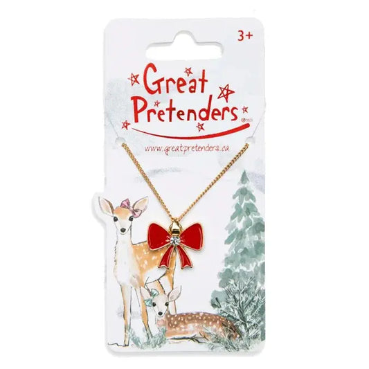 Holiday Bow Necklace Great Pretenders