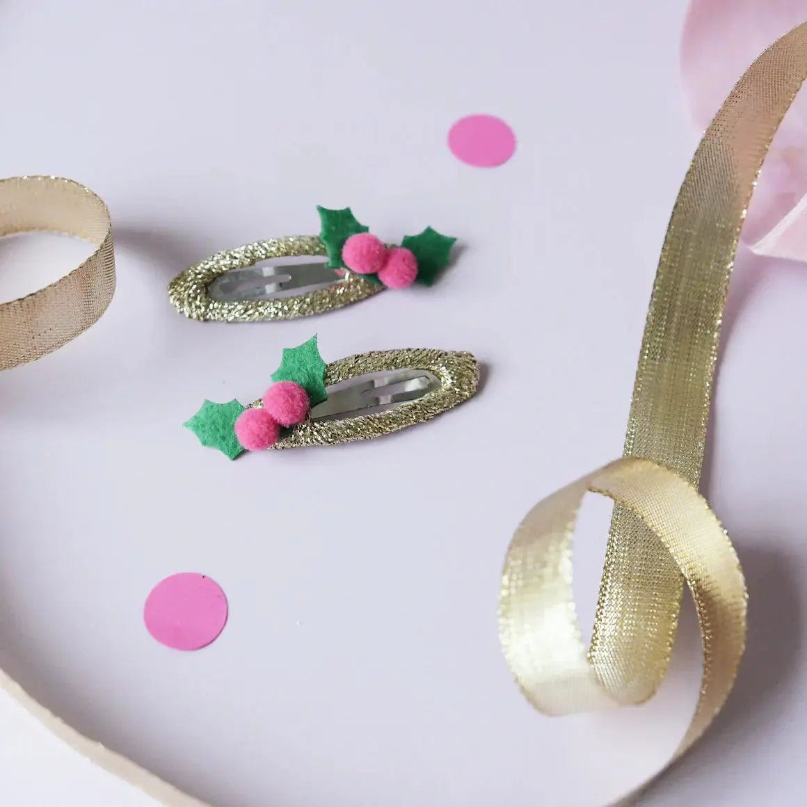 Holly Pom Pom Clips Rockahula