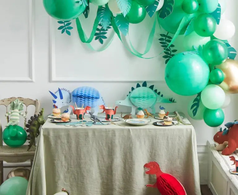 Honeycomb Dinosaur Decorations (x 3) Meri Meri