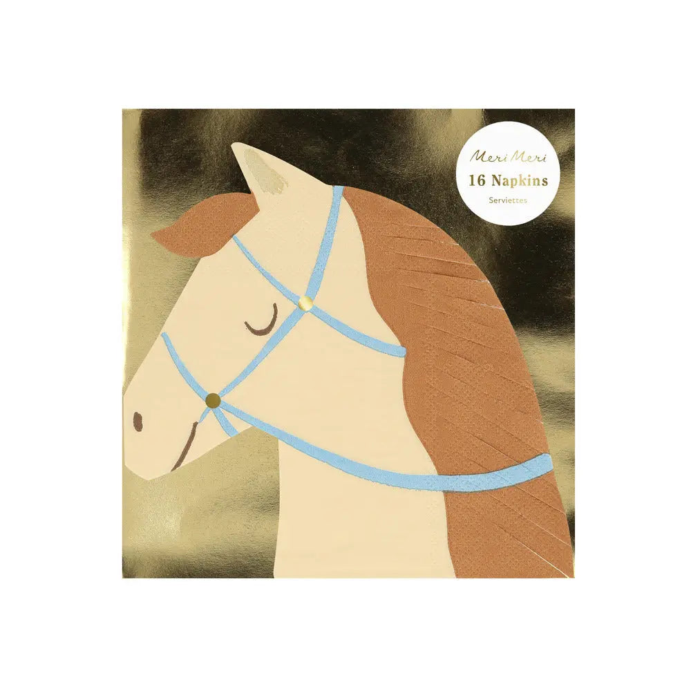 Horse Napkins (x 16) Meri Meri