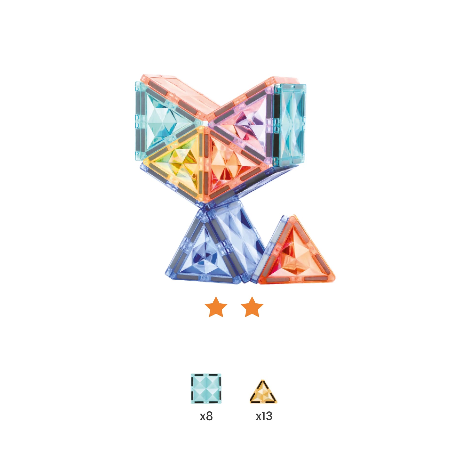 Howtoplay - Magnetic toy set (70 pieces) Howtoplay