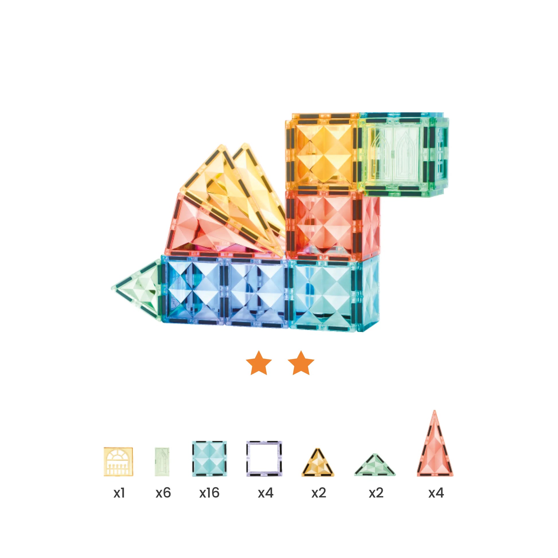 Howtoplay - Magnetic toy set (70 pieces) Howtoplay