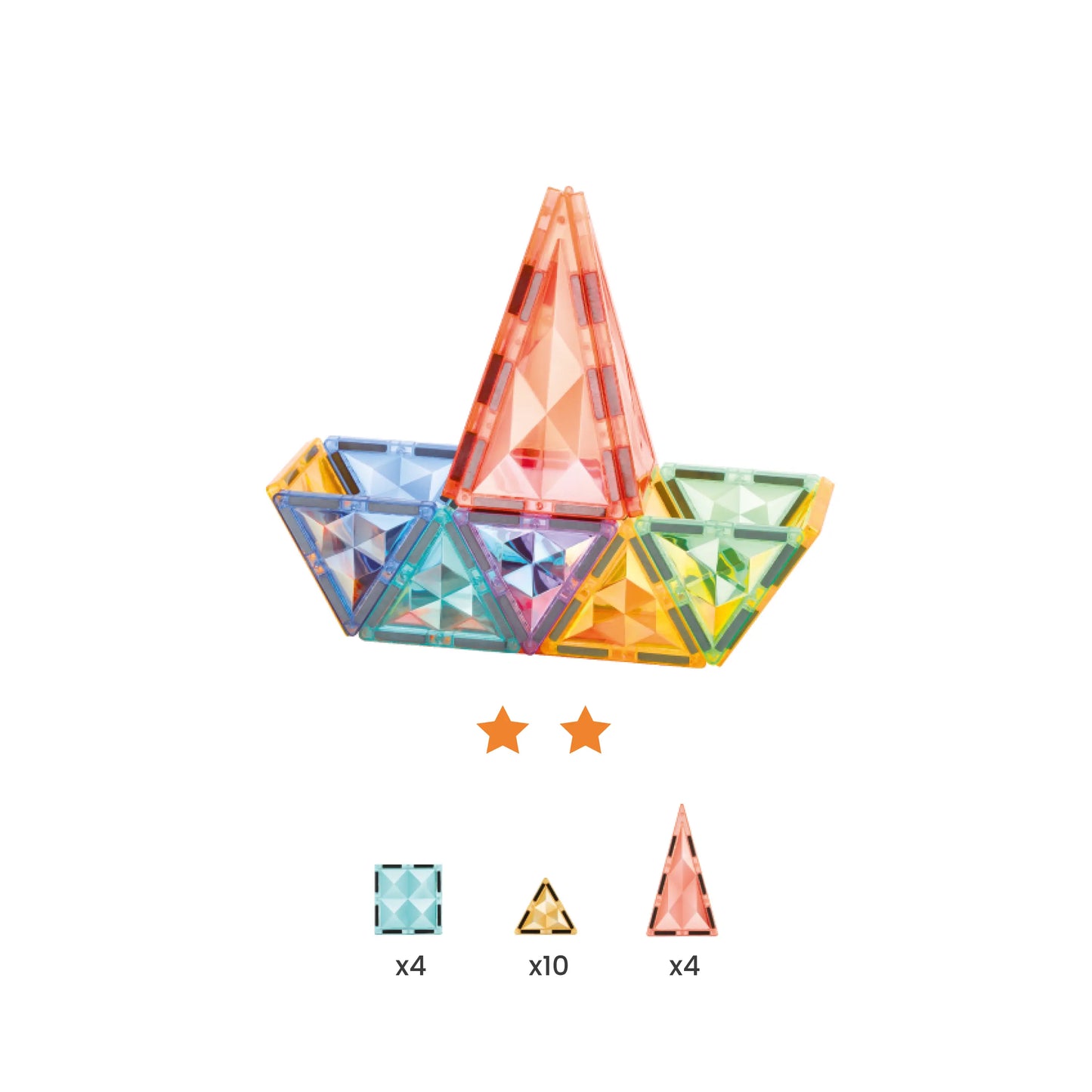 Howtoplay - Magnetic toy set (70 pieces) Howtoplay