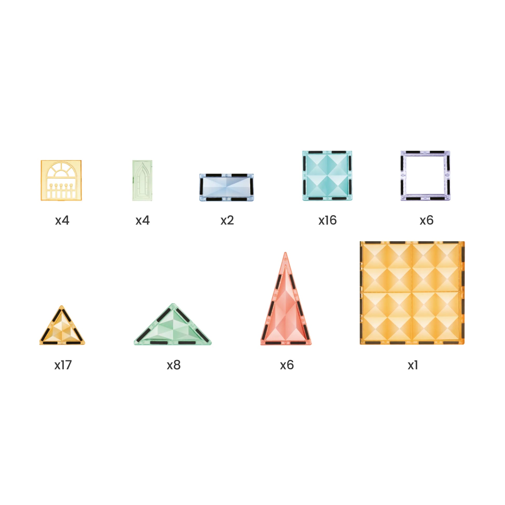 Howtoplay - Magnetic toy set (70 pieces) Howtoplay