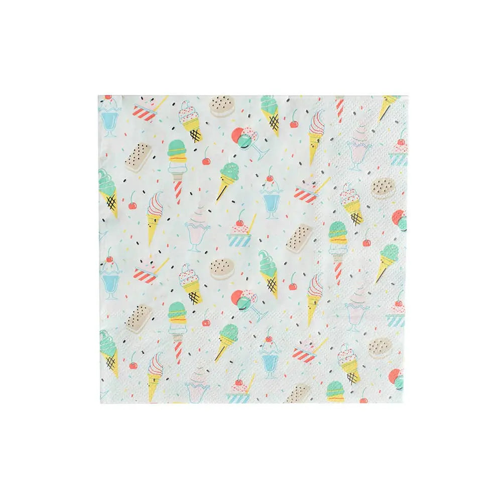 Ice Cream Dreams Large Napkins - 16 Pk. Jollity & Co. + Daydream Society