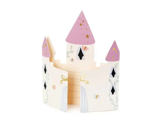 Invitations Castel, 12.5x15.5 cm, mix Partydeco