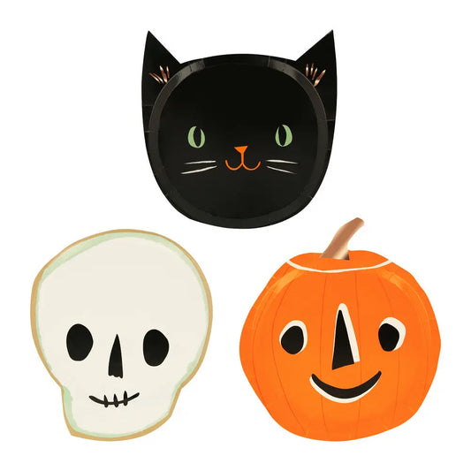 It’s Halloween plates Meri Meri