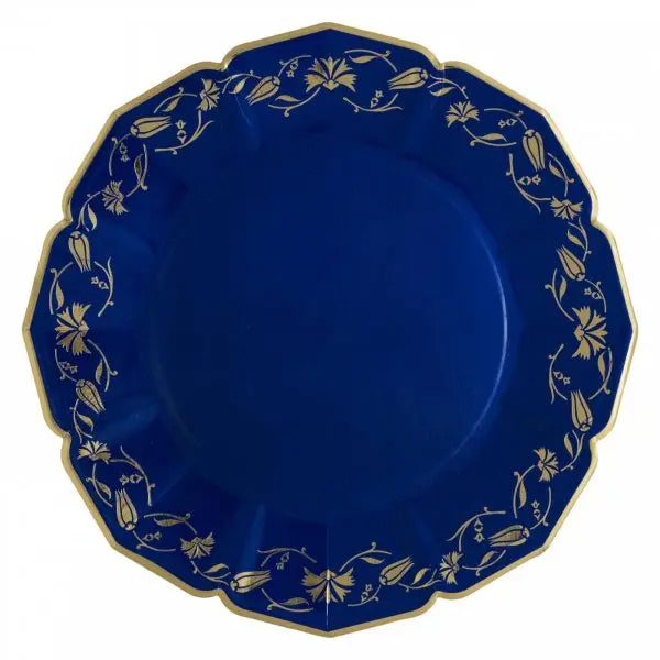 Iznik Floral Cobalt Dinner Platesu Eid Creations