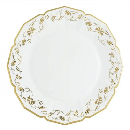 Iznik Floral White Dinner Plates Eid Creations