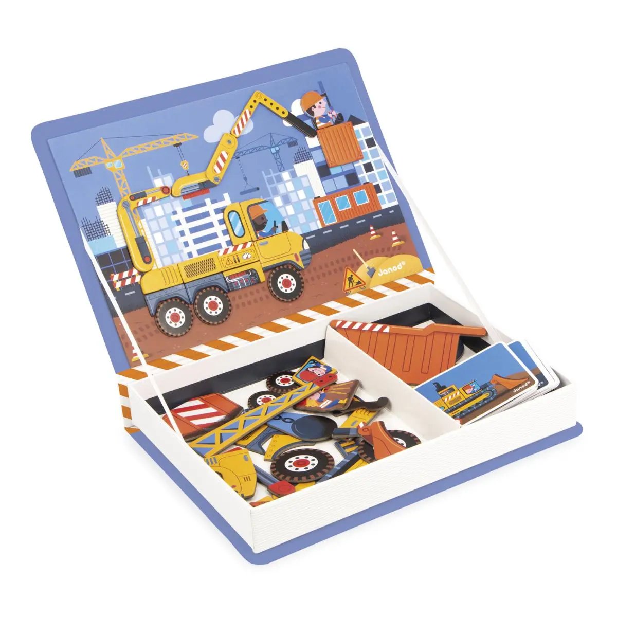 J02526 Magnéti Book'stories Construction Janod