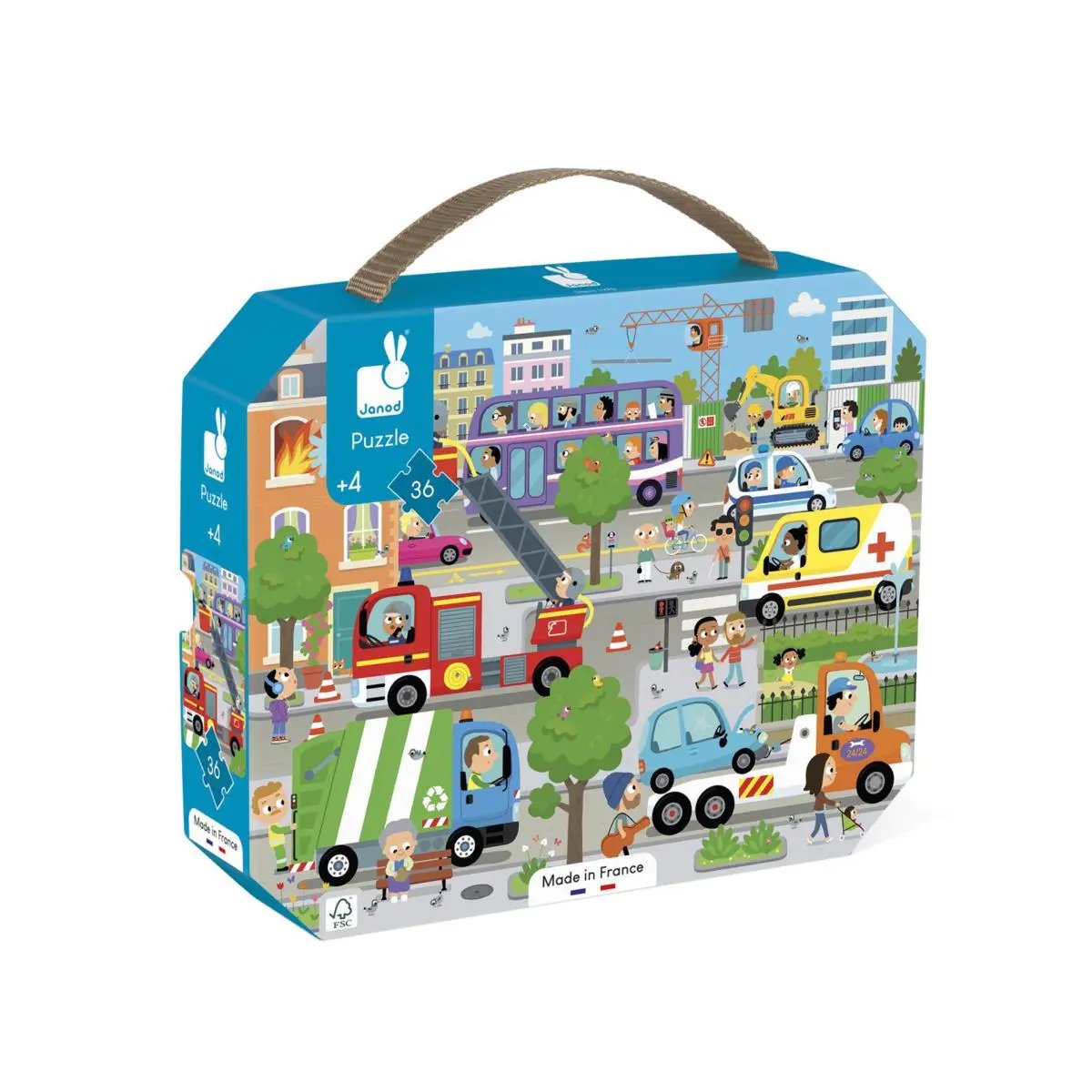 J02644 PUZZLE CITY - 36 PCS Janod