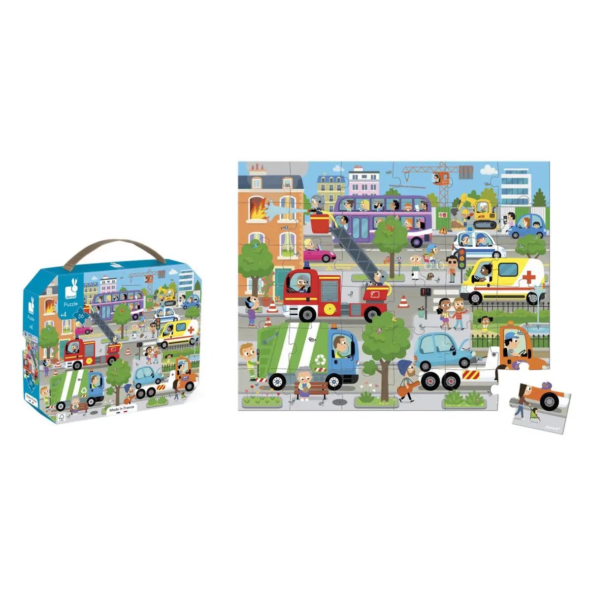 J02644 PUZZLE CITY - 36 PCS Janod