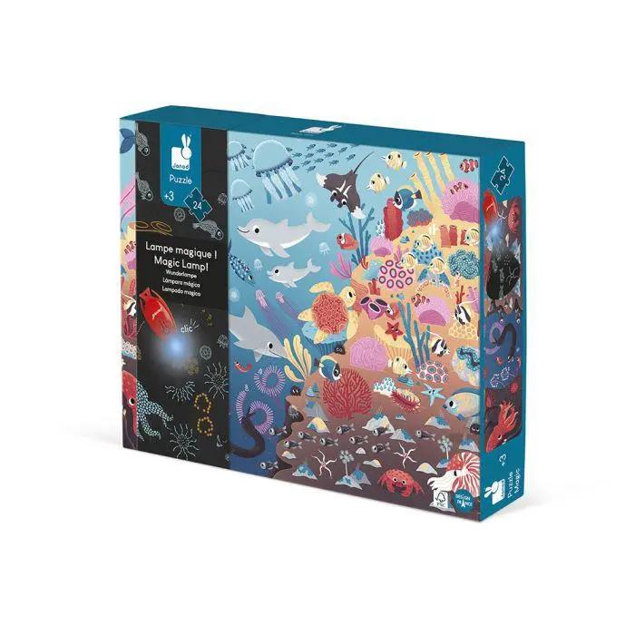 J02654 MAGIC OCEAN PUZZLE 24 pc Janod