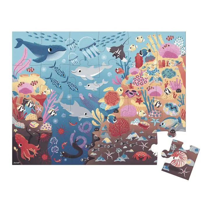 J02654 MAGIC OCEAN PUZZLE 24 pc Janod