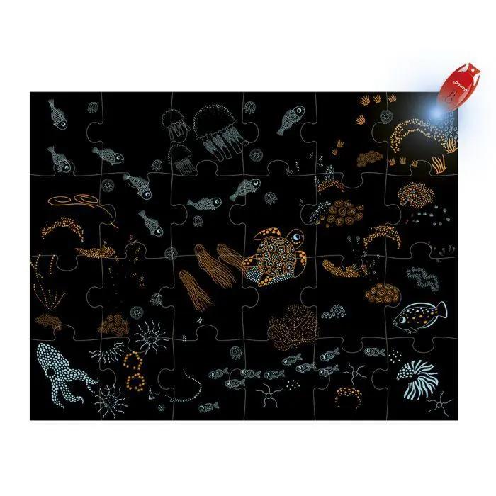 J02654 MAGIC OCEAN PUZZLE 24 pc Janod