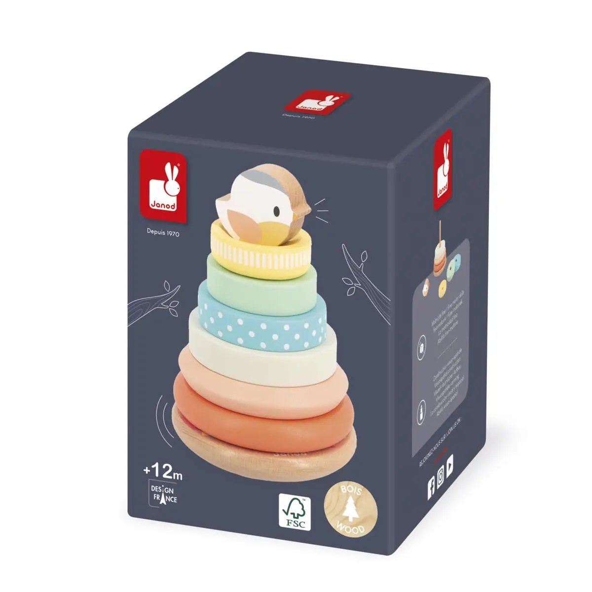 J05145 PURE - STACKABLE NEST Janod