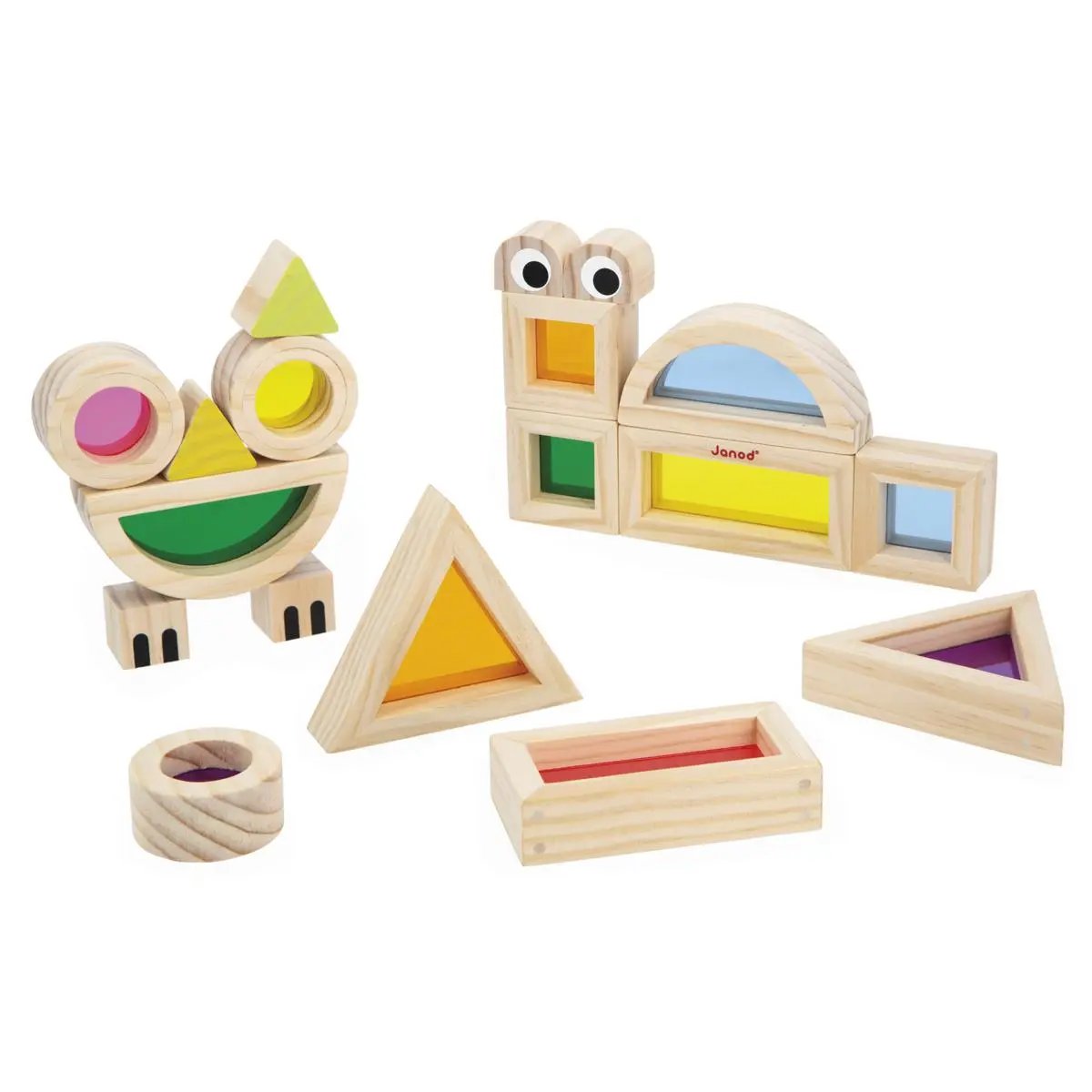 J05306 SENSORY - TRANSLUCENT BLOCKS Lilliputiens