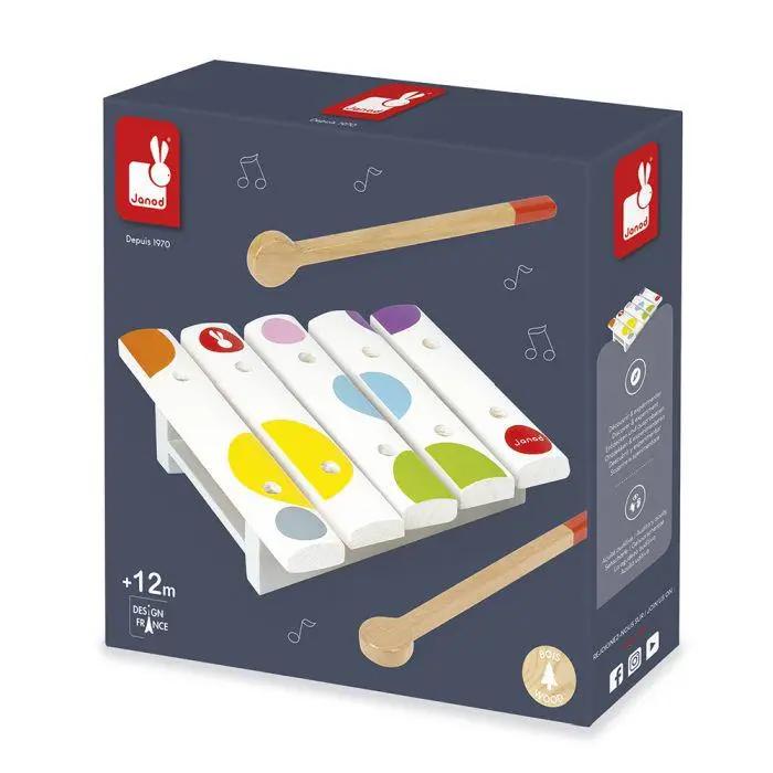 J07603 Confetti Mini Wooden Xylophone Janod