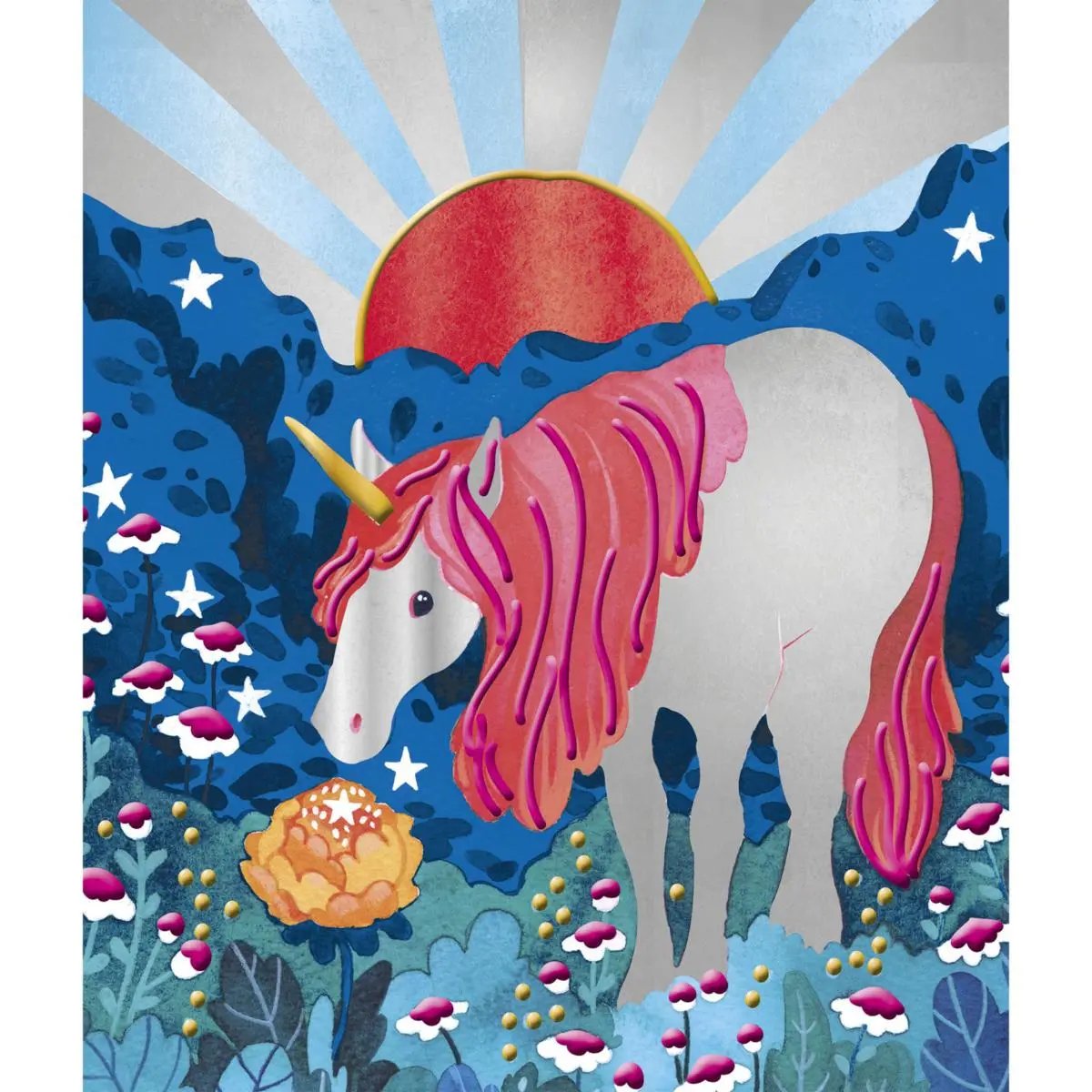 J07951  PEARLISH AND 3D UNICORN PAINTS Janod