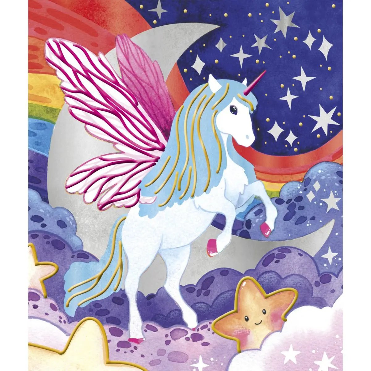 J07951  PEARLISH AND 3D UNICORN PAINTS Janod