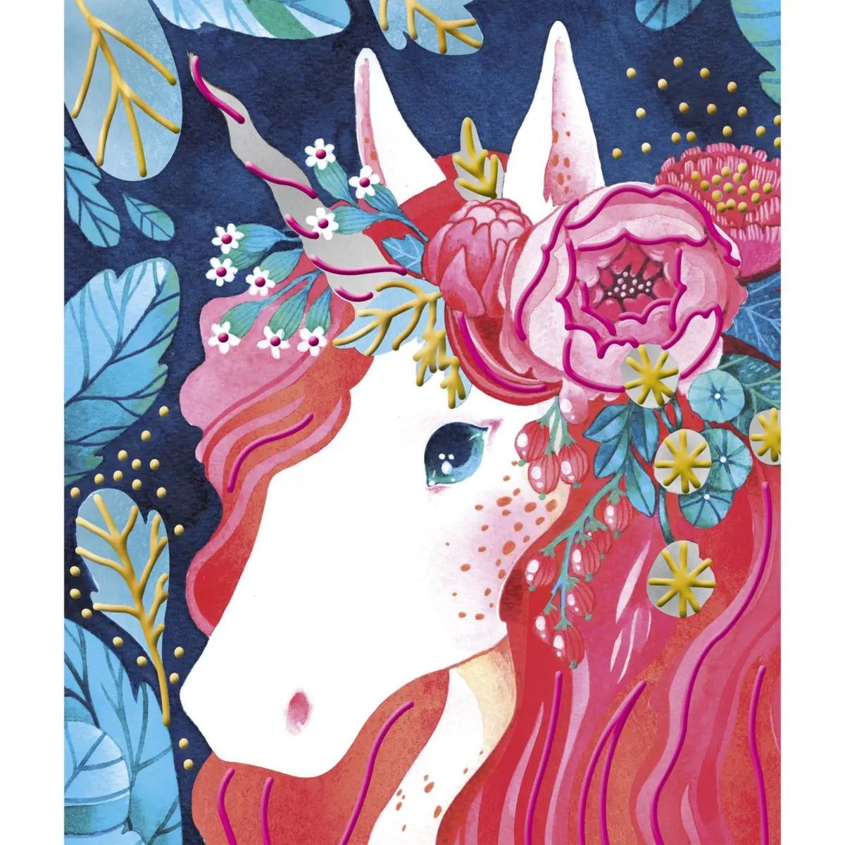 J07951  PEARLISH AND 3D UNICORN PAINTS Janod