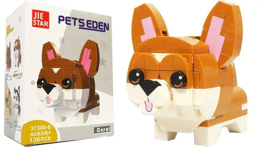 JIE STAR Pets Eden Construction Set: Corgi Jie Star
