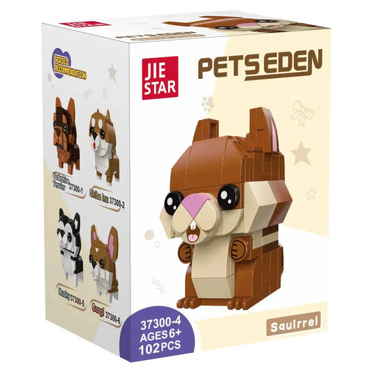 JIE STAR Pets Eden Construction Set: Squirrel Jie Star