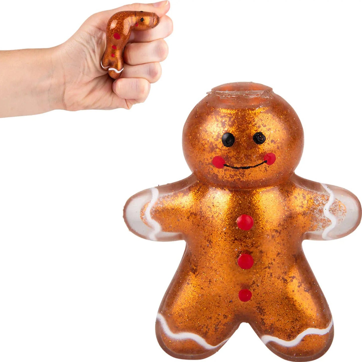 JSBlueRidge Toys - Standing Gingerbread Squish Sticky Kids Toy In Bulk JSBlueRidge Toys