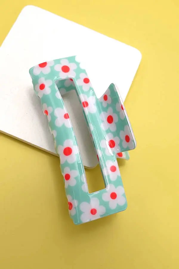 JUMBO PREMIUM DAISY HAIR CLAW CLIPS | 40H603: BLUE JOSSLYN by Wall to Wall