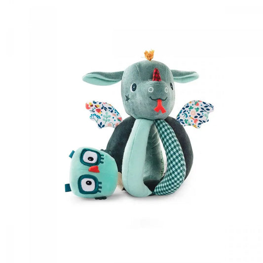 Joe the Dragon Rattle with Handles Lilliputiens