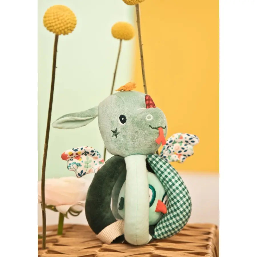 Joe the Dragon Rattle with Handles Lilliputiens