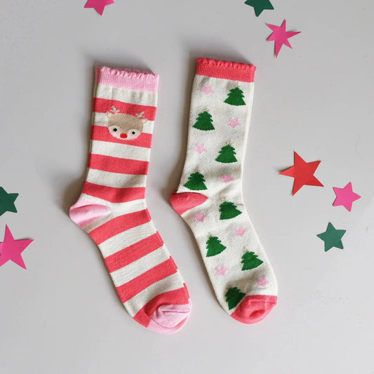 Jolly Christmas 2 Pack Socks Rockahula