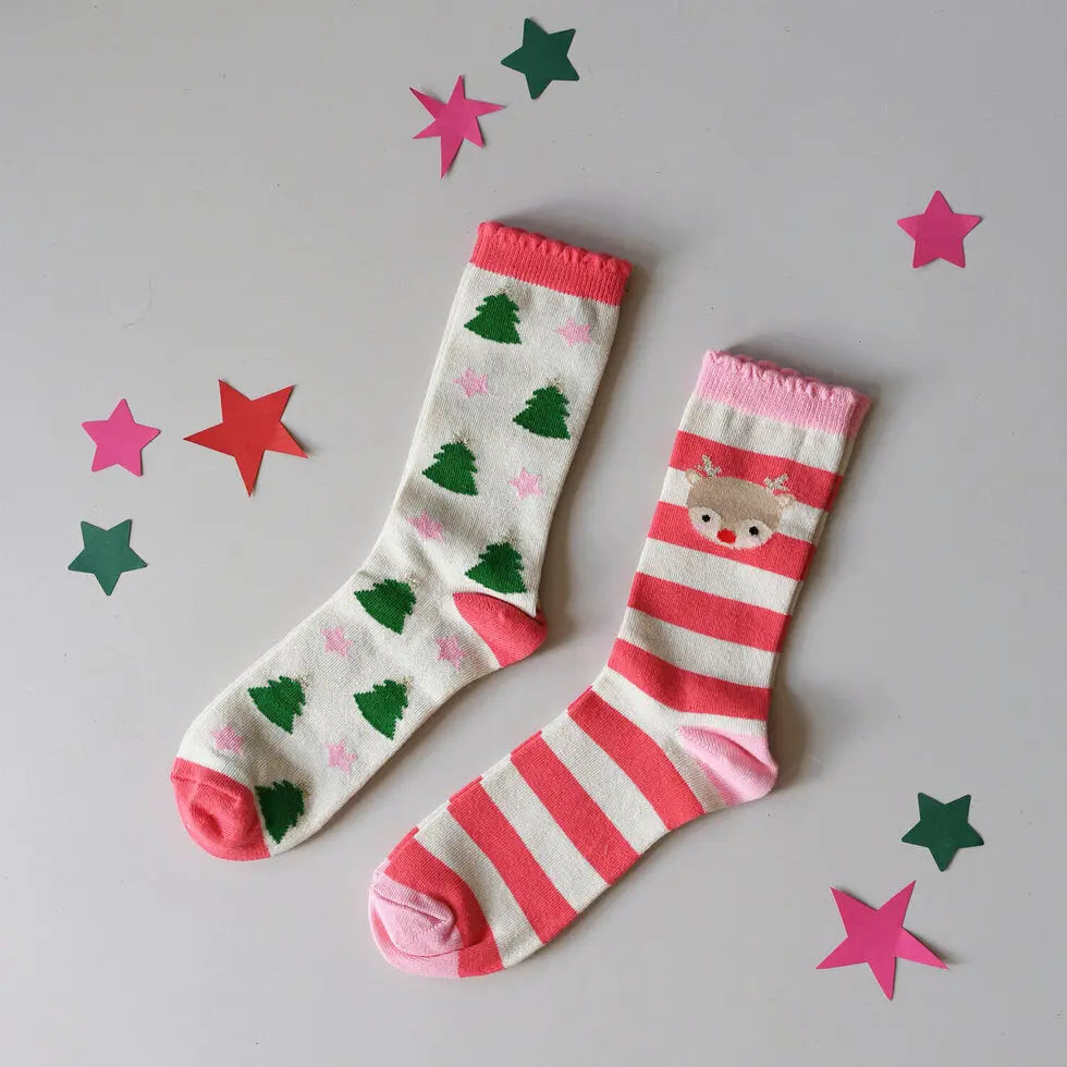 Jolly Christmas 2 Pack Socks Rockahula