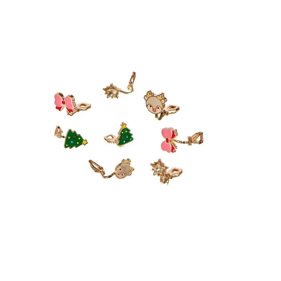 Jolly Christmas Clip On Earrings Rockahula