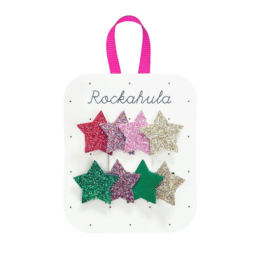 Jolly Glitter Star Clips Rockahula