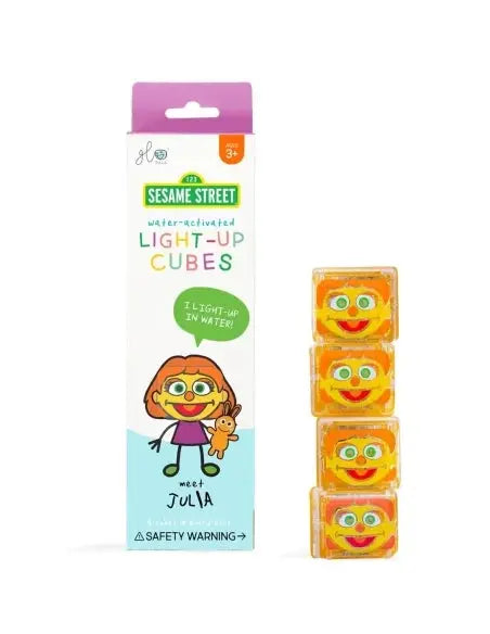 Julia Sesame Street -  Light-Up Cubes Glo Pals
