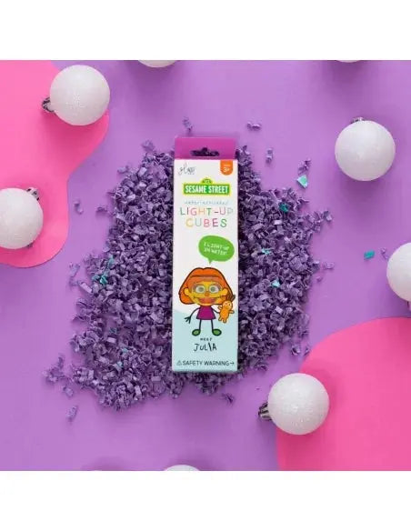 Julia Sesame Street -  Light-Up Cubes Glo Pals