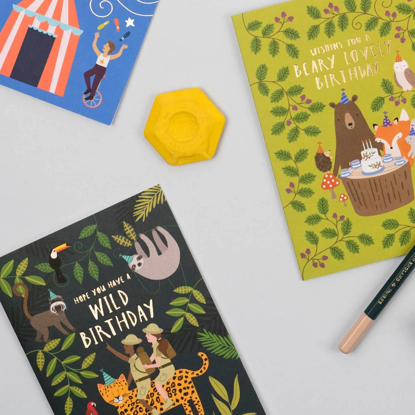 Jungle Explorers Birthday Card | Fun Animal Kids Card Mifkins