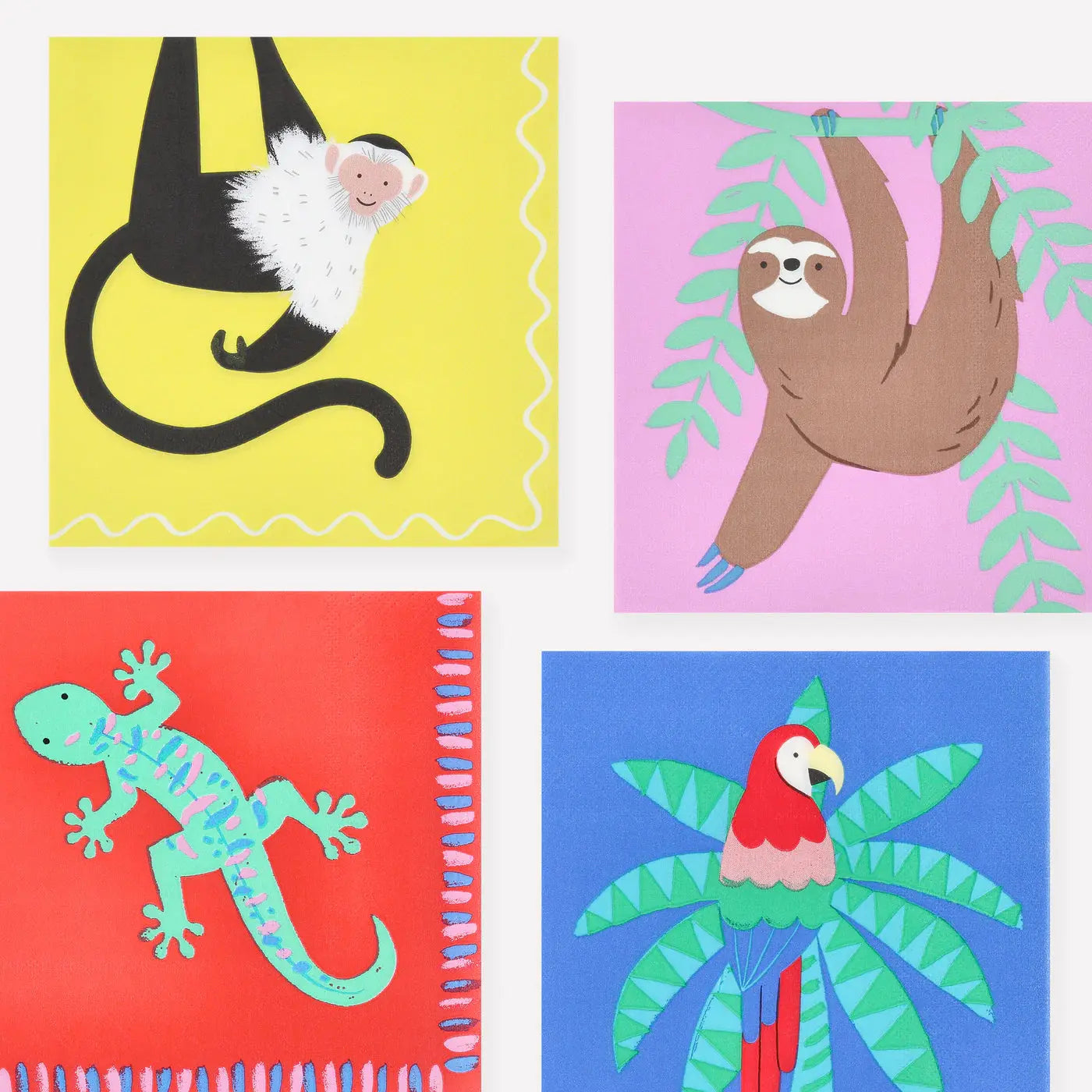 Jungle Jamboree Large Napkins (x 16) Meri Meri