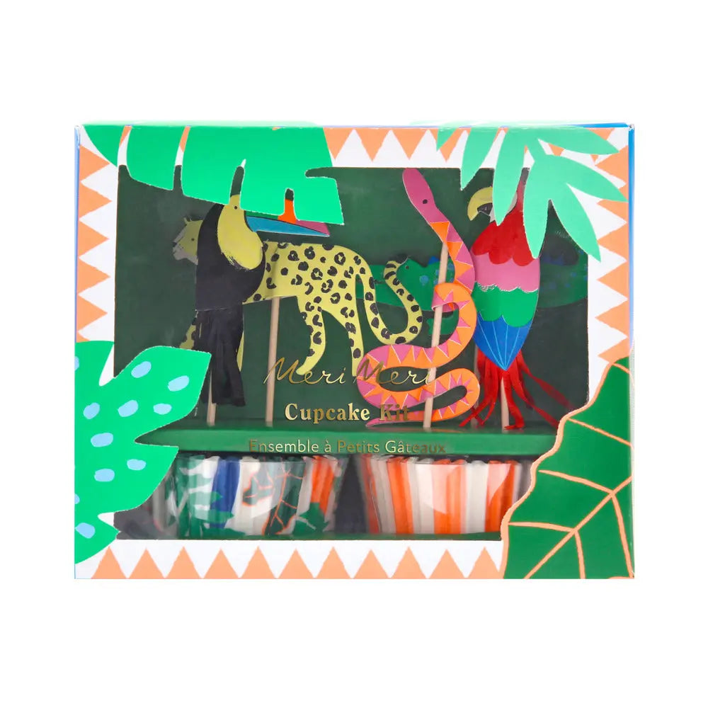 Jungle jamboree cupcake kit Meri Meri