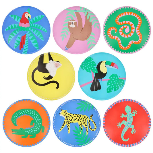 Jungle jamboree dinner plates Meri Meri