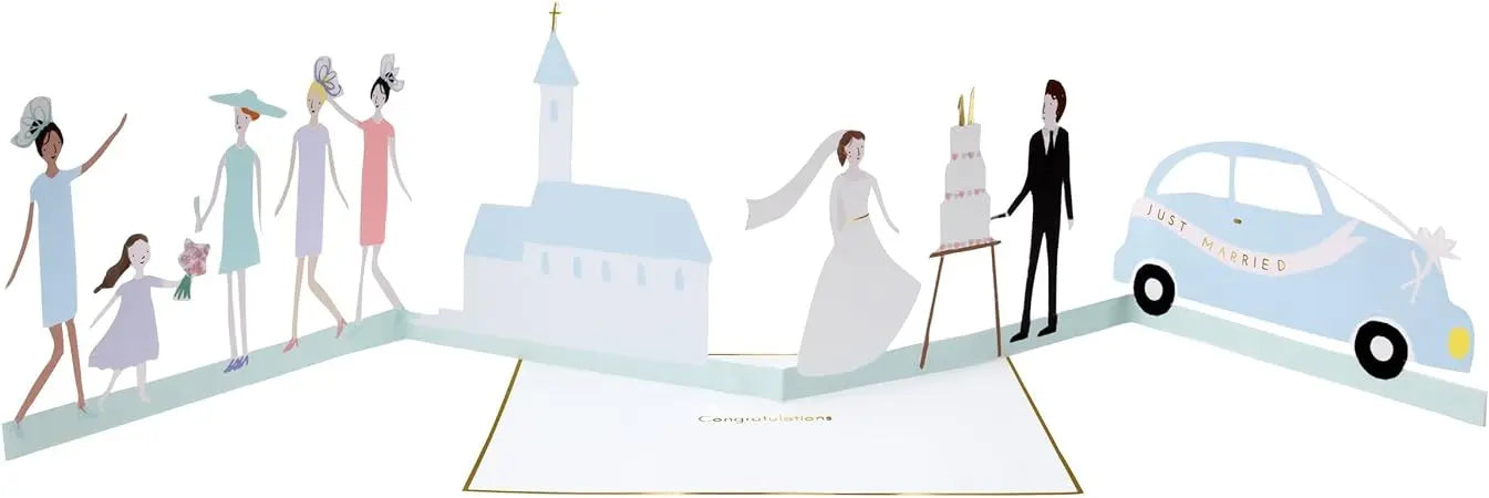 Just Married Wedding Card Meri Meri