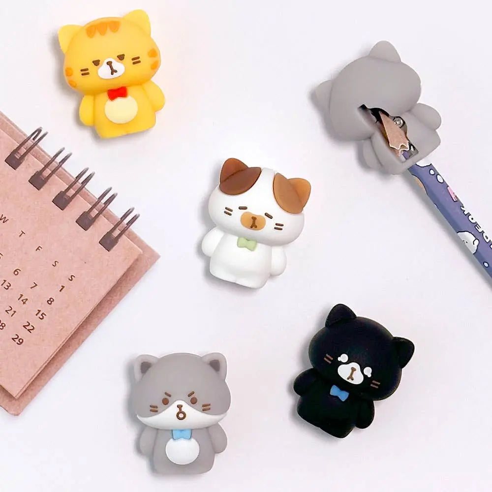 K-Wonderland - Cat Figure 3D Silicon Pencil Sharpener K-Wonderland