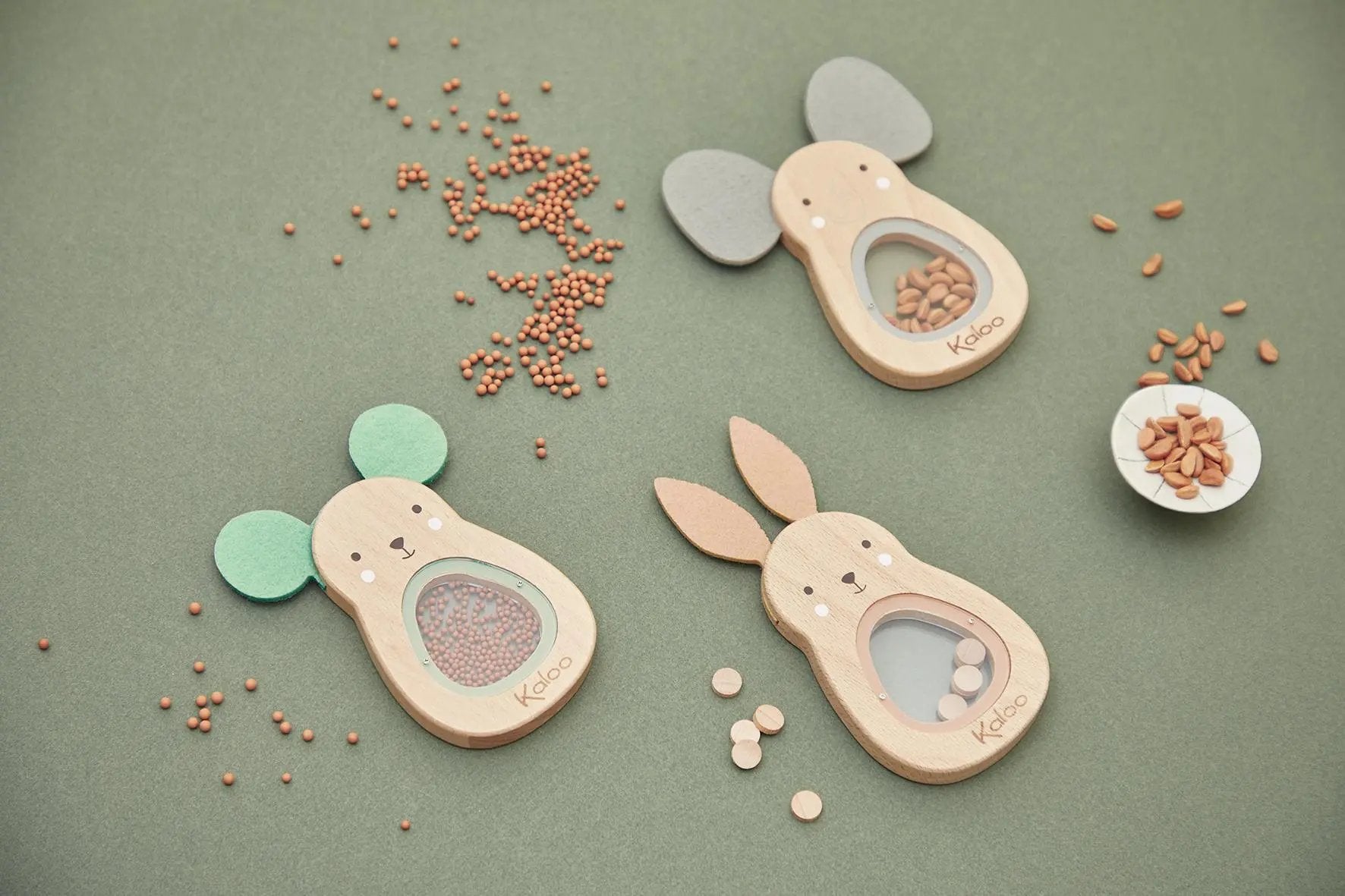 K210016 RATTLE WITH SOUNDS (Price per piece) Kaloo