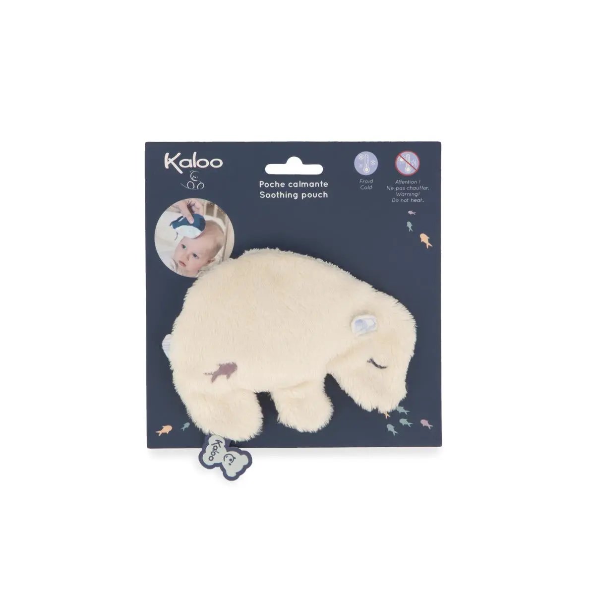K211007  BEAR CALMING POUCH Kaloo