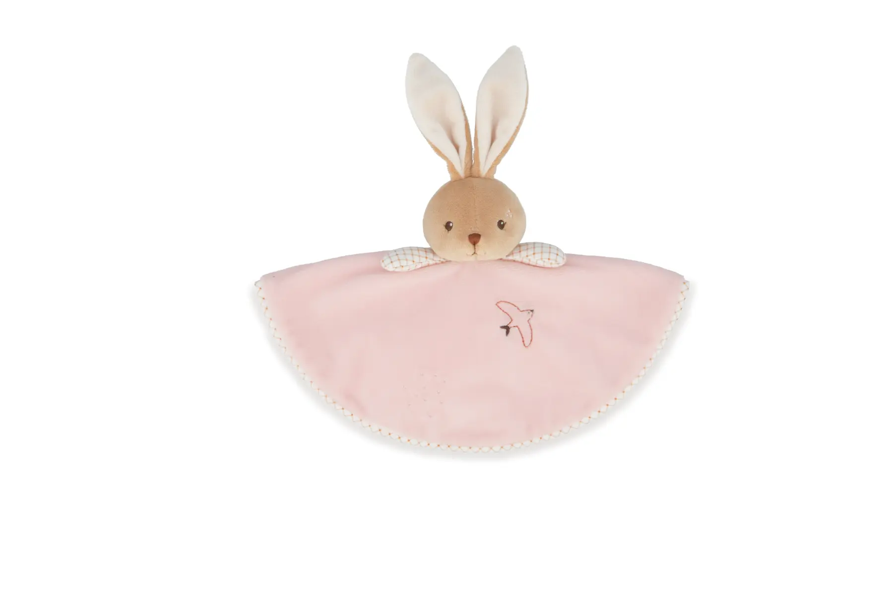 K214016  ROUND PINK RABBIT SOFT TOY Kaloo